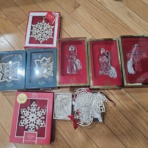 Lenox Crystal Ornaments